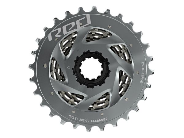 Piñon SRAM 12v Ruta XG-1290 10-28d XDR Silver (RED eTap AXS)