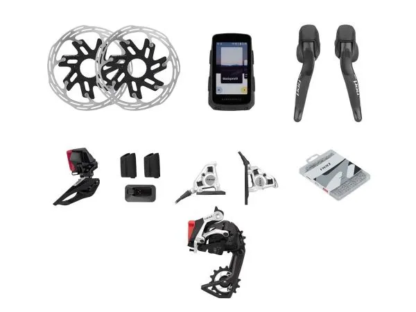 Kit Electrónico Ruta SRAM Red AXS 2x12v HRD CL FM + Hammerhead Karoo