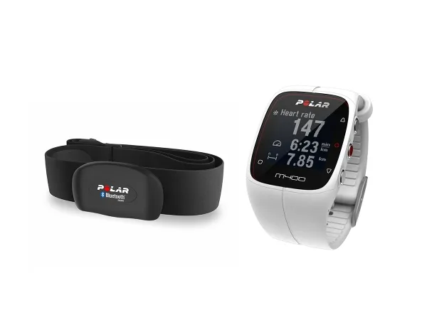 Reloj Polar M400 GPS White + Banda Cardiaca H7